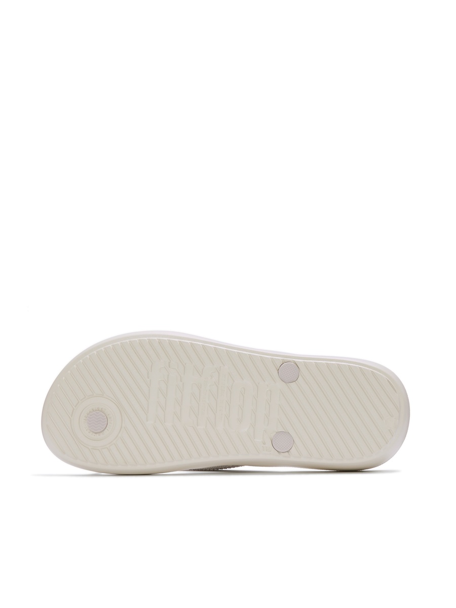 Men iQushion Textured Strap Flip Flops