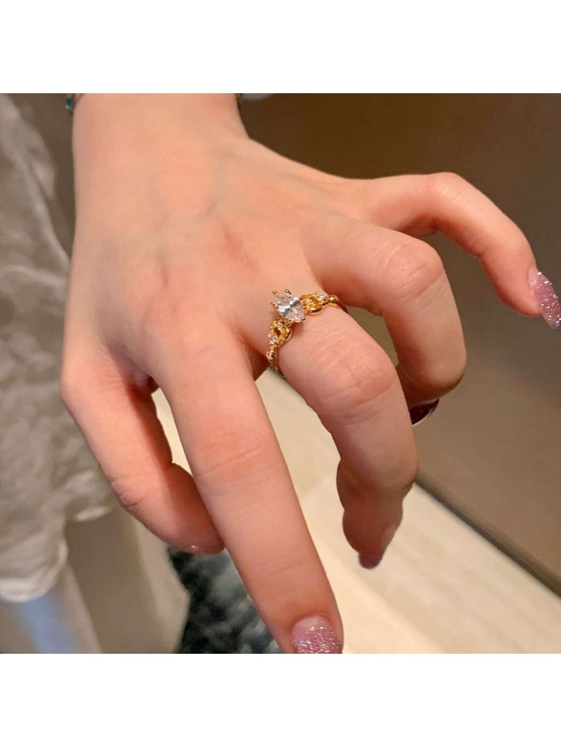 Gold Marquise Ring