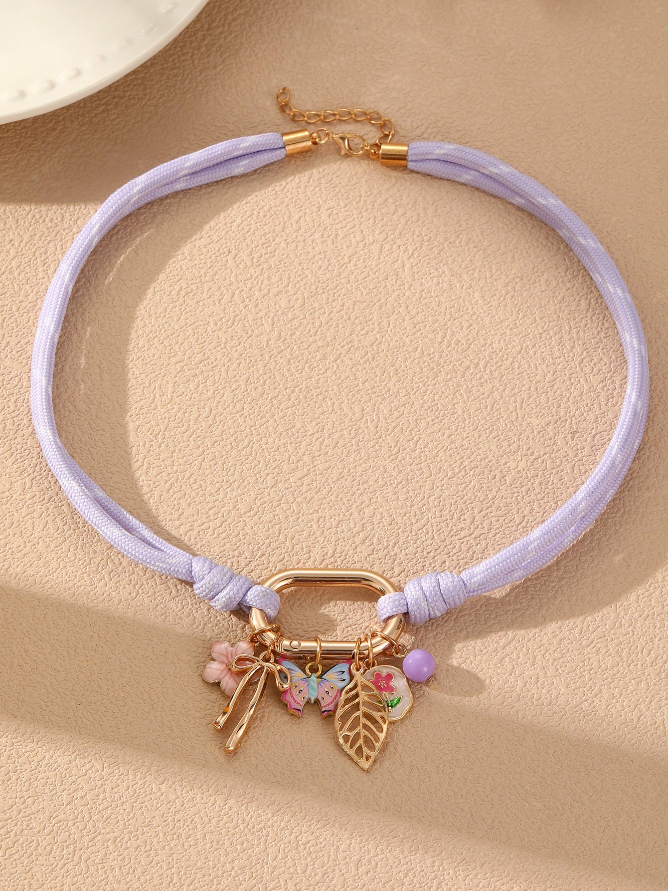 Multi-Colored Charm Necklace
