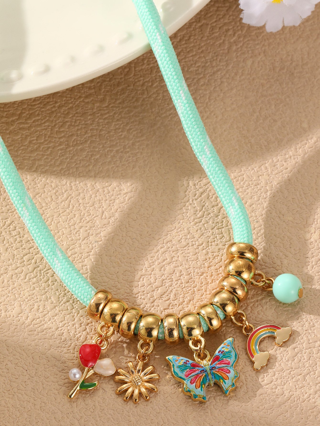 Multi-Color Charm Necklace