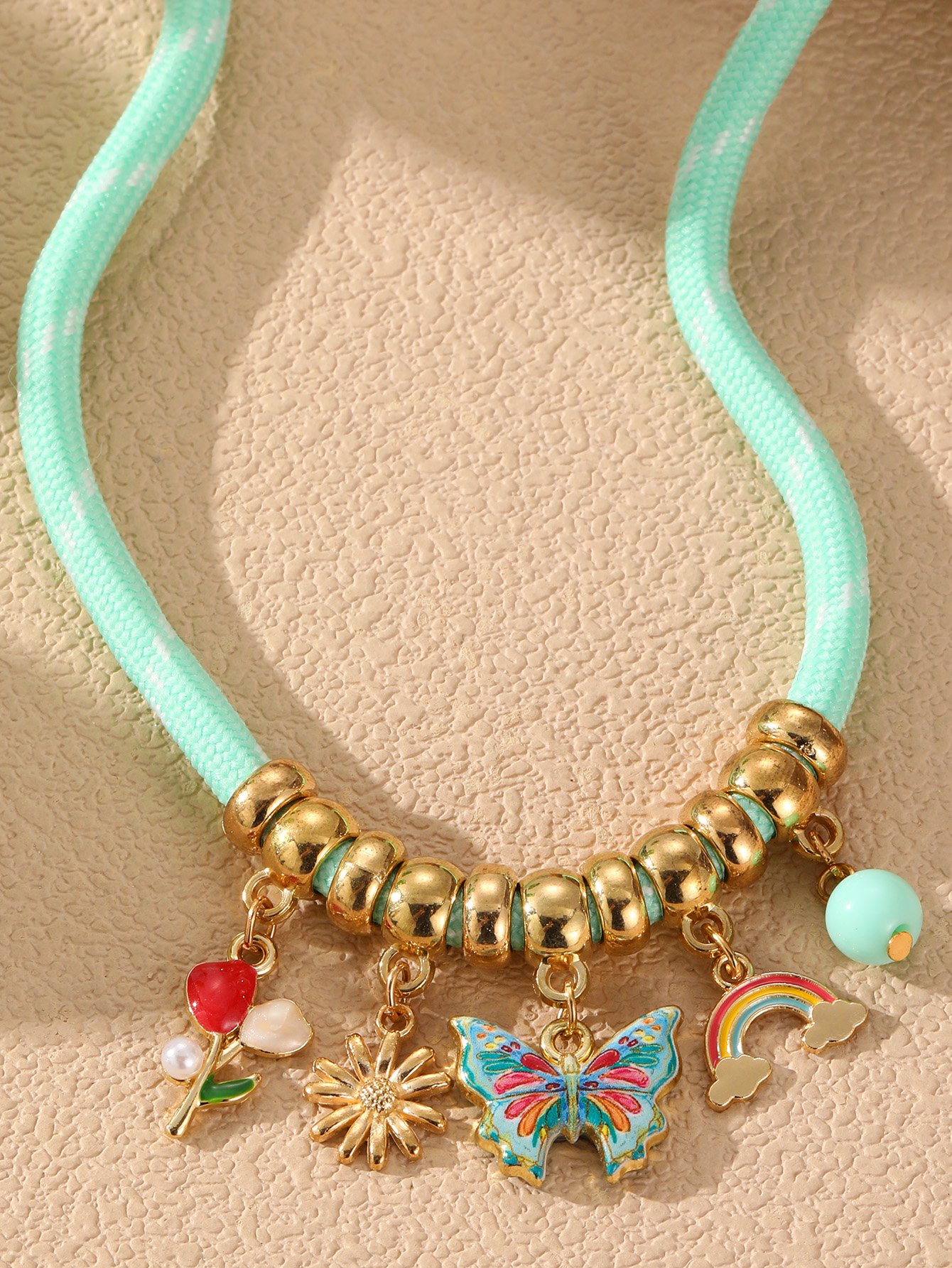 Multi-Color Charm Necklace