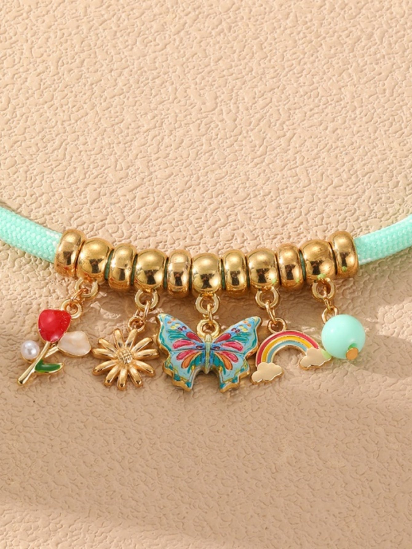 Multi-Color Charm Necklace