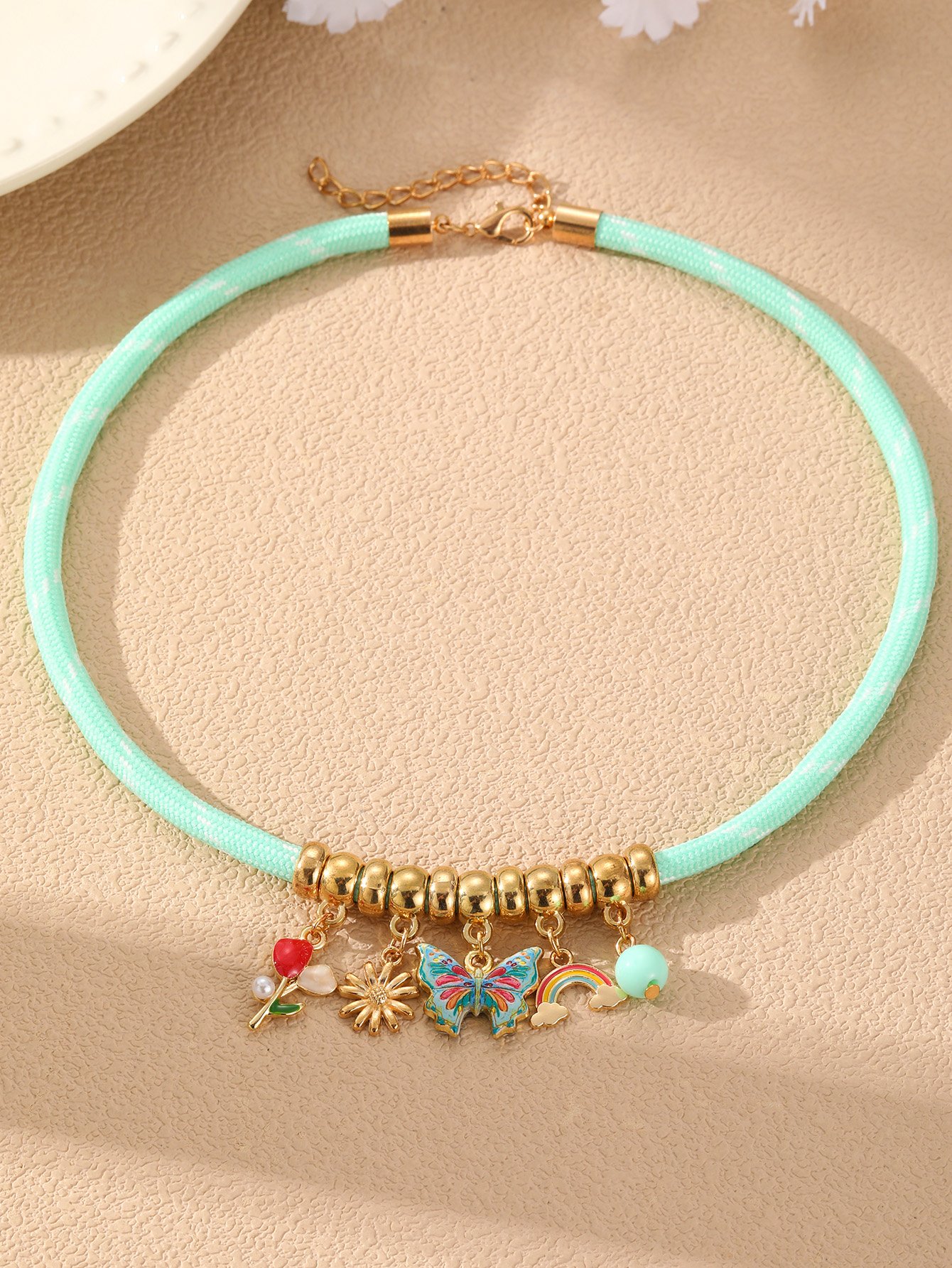 Multi-Color Charm Necklace