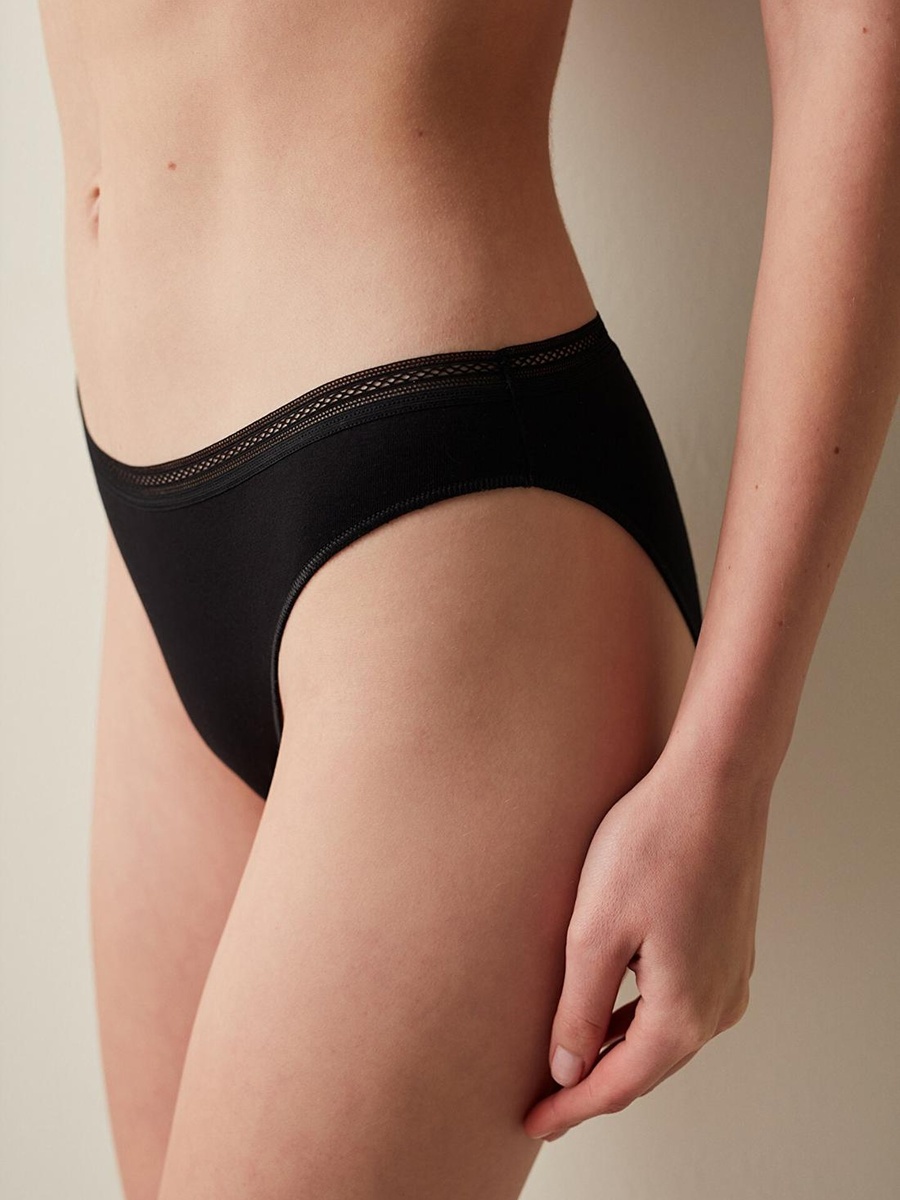 Cotton Trim Slip Briefs
