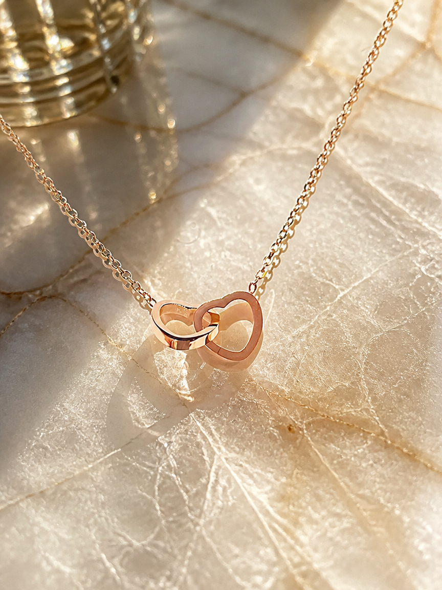 Interlocking Heart Necklace