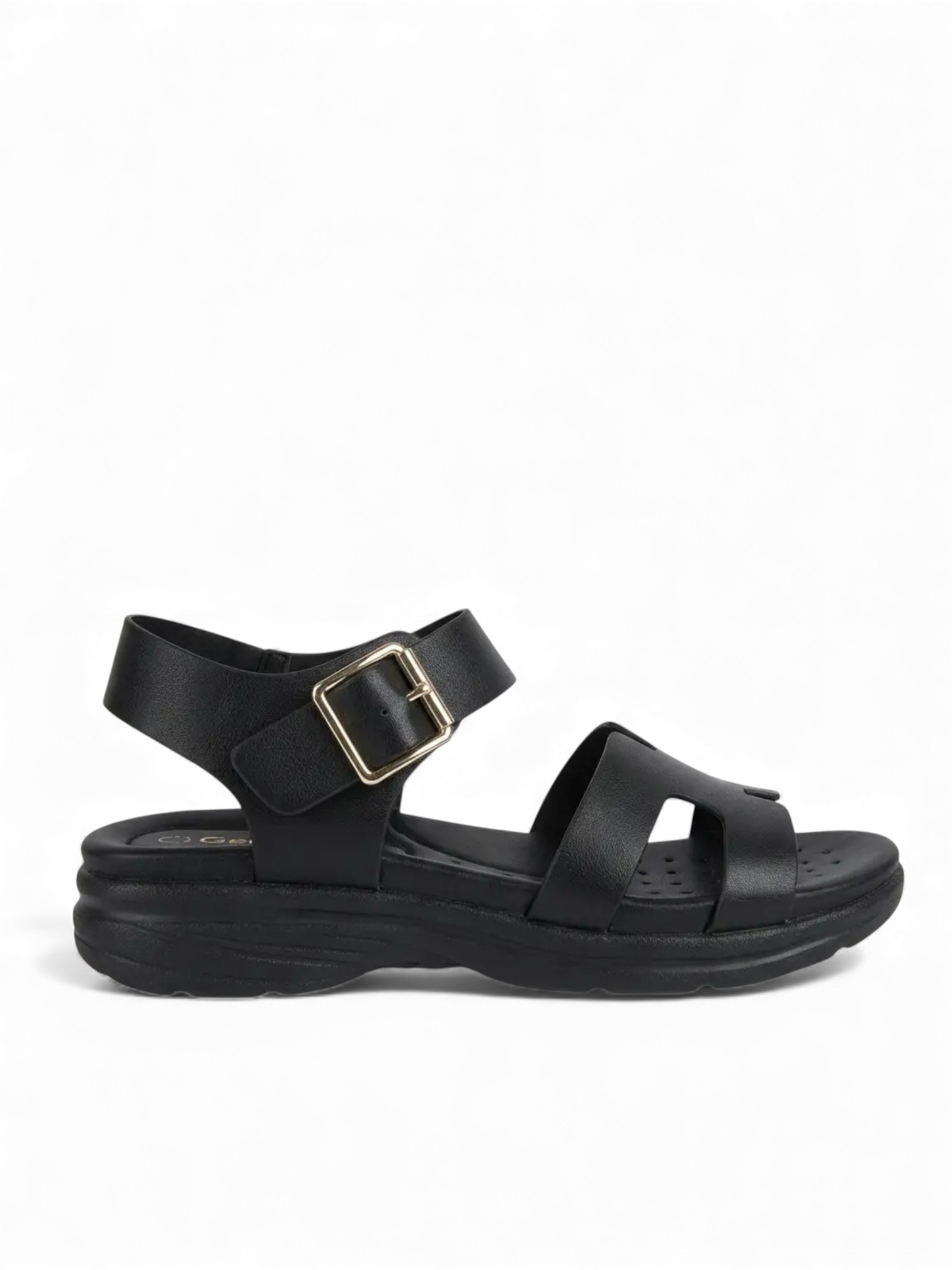 Black Comfort Sandals