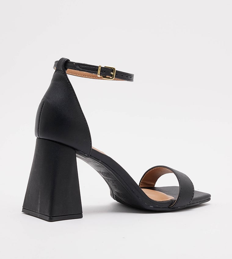 Black High-Heel Sandals