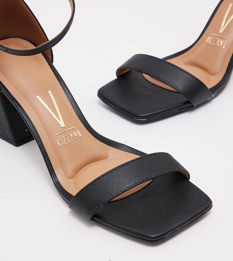 Black High-Heel Sandals