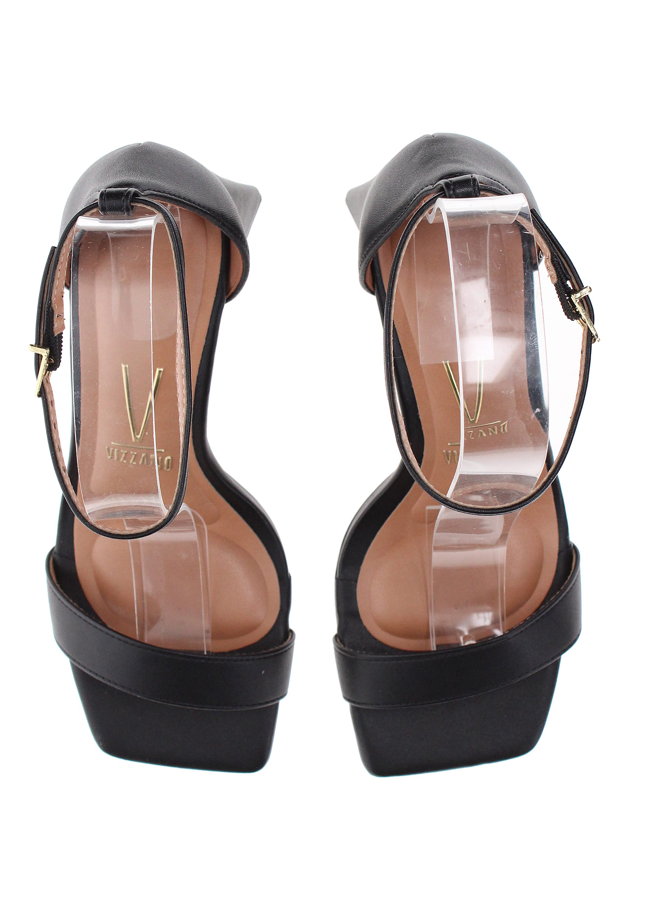 Black High-Heel Sandals