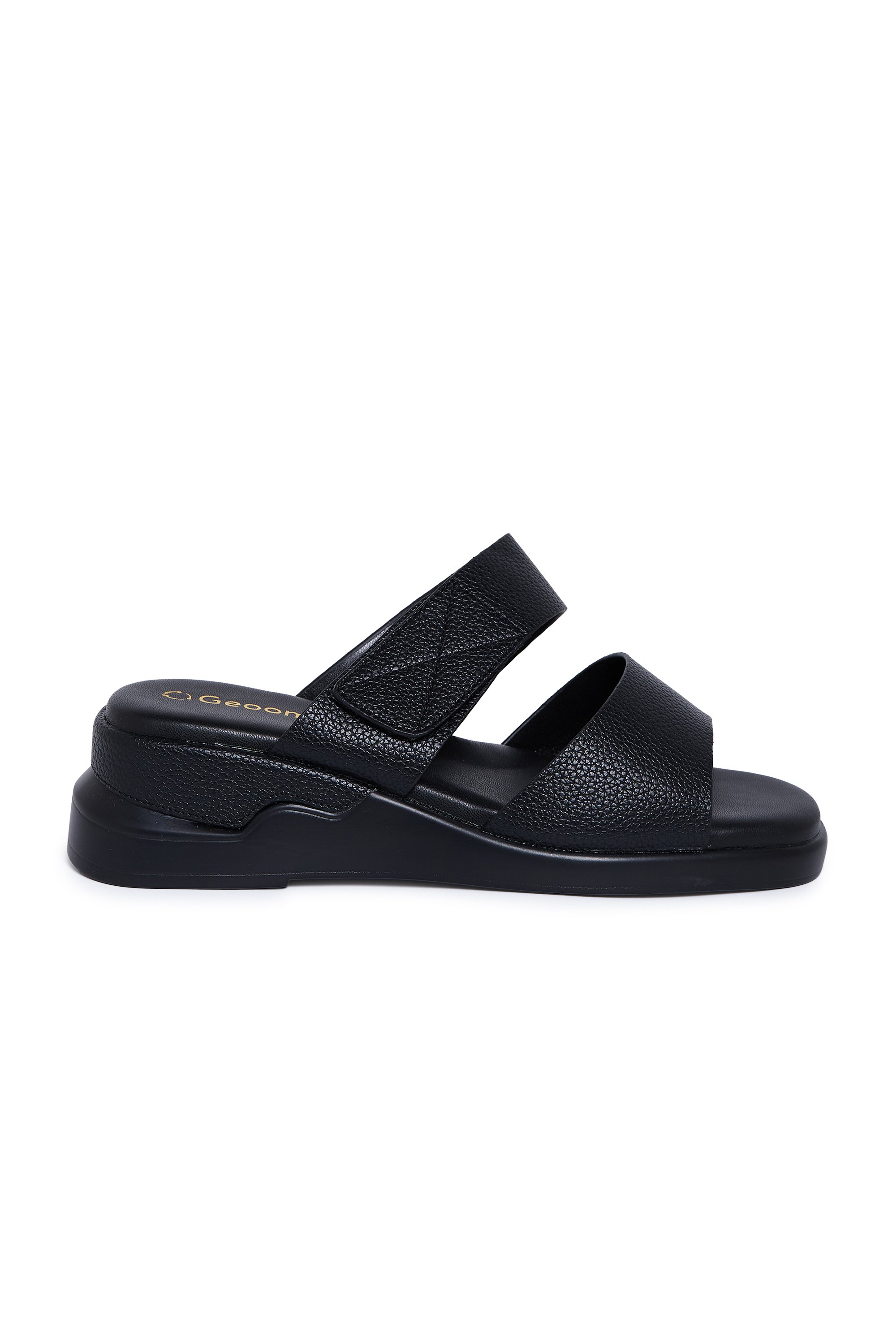 Black Comfort Slide Sandals