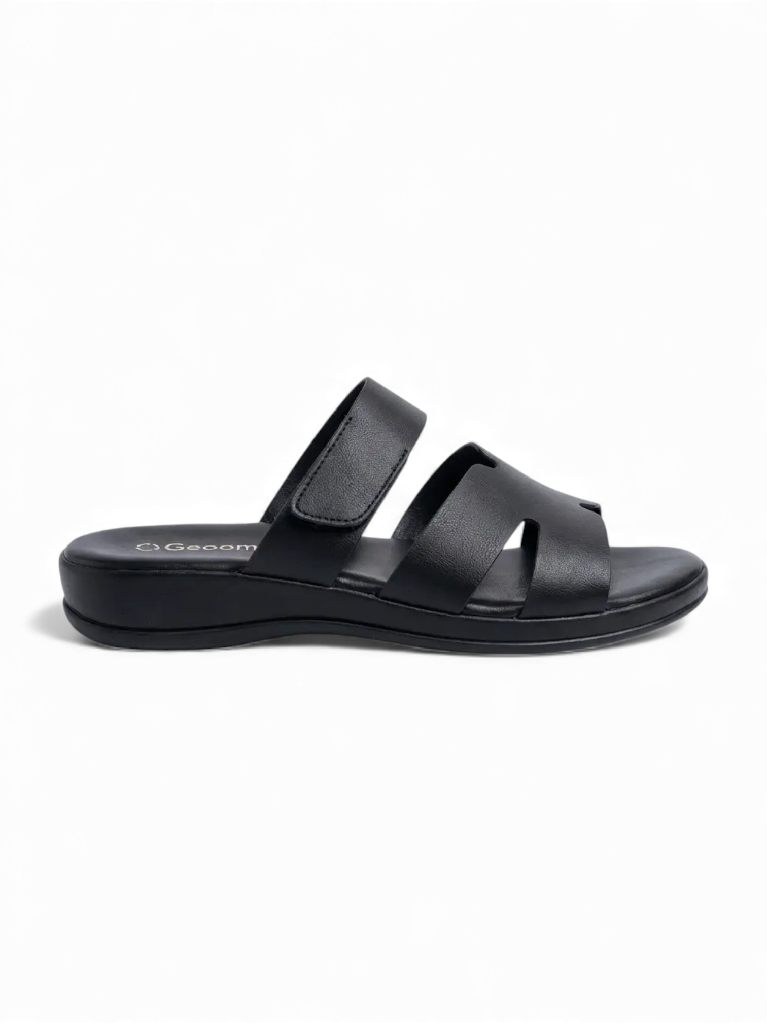 Black Flat Comfort Sandals