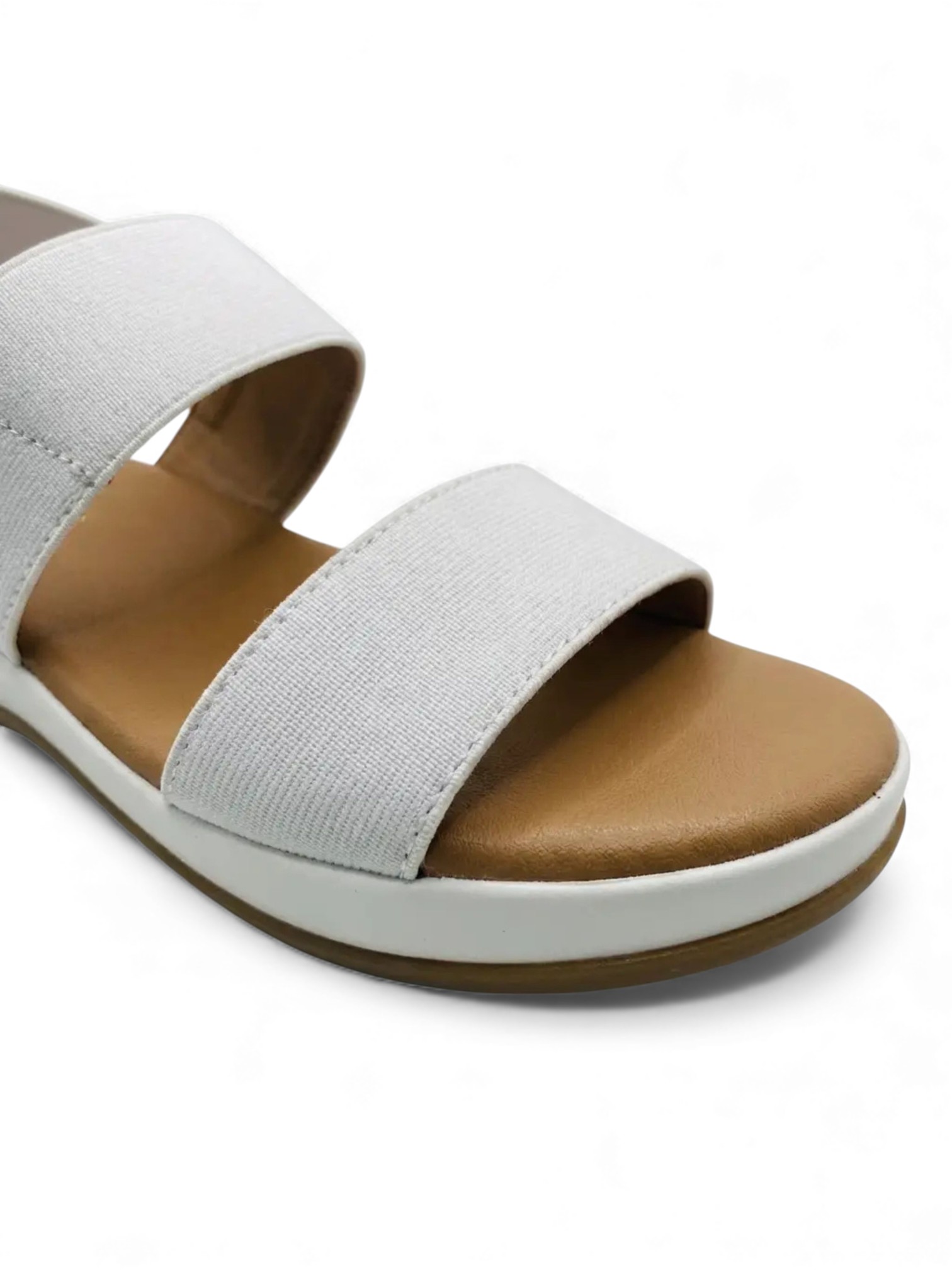 Wide Strap Slingback Sandals