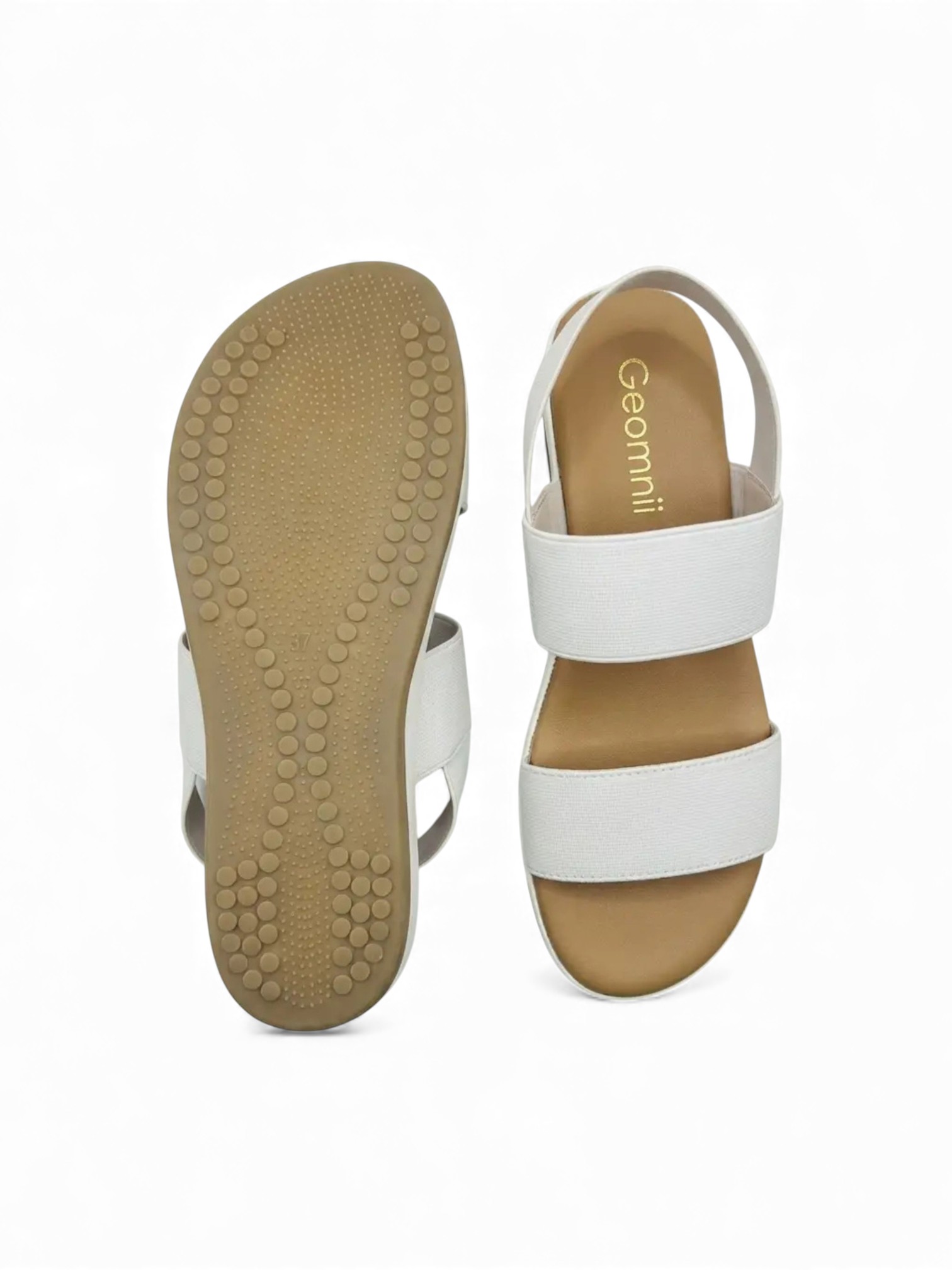 Wide Strap Slingback Sandals