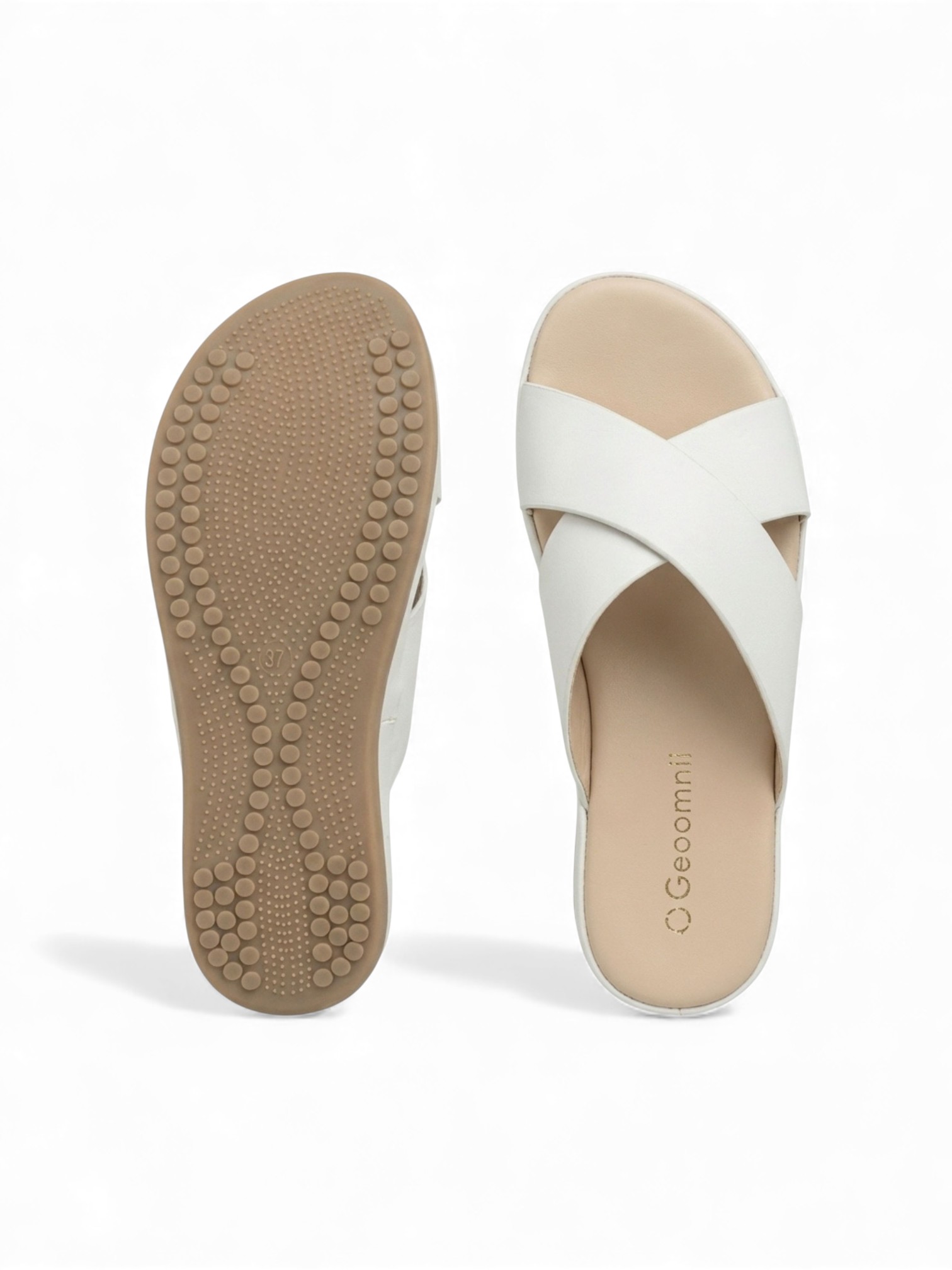 White Comfort Sandals