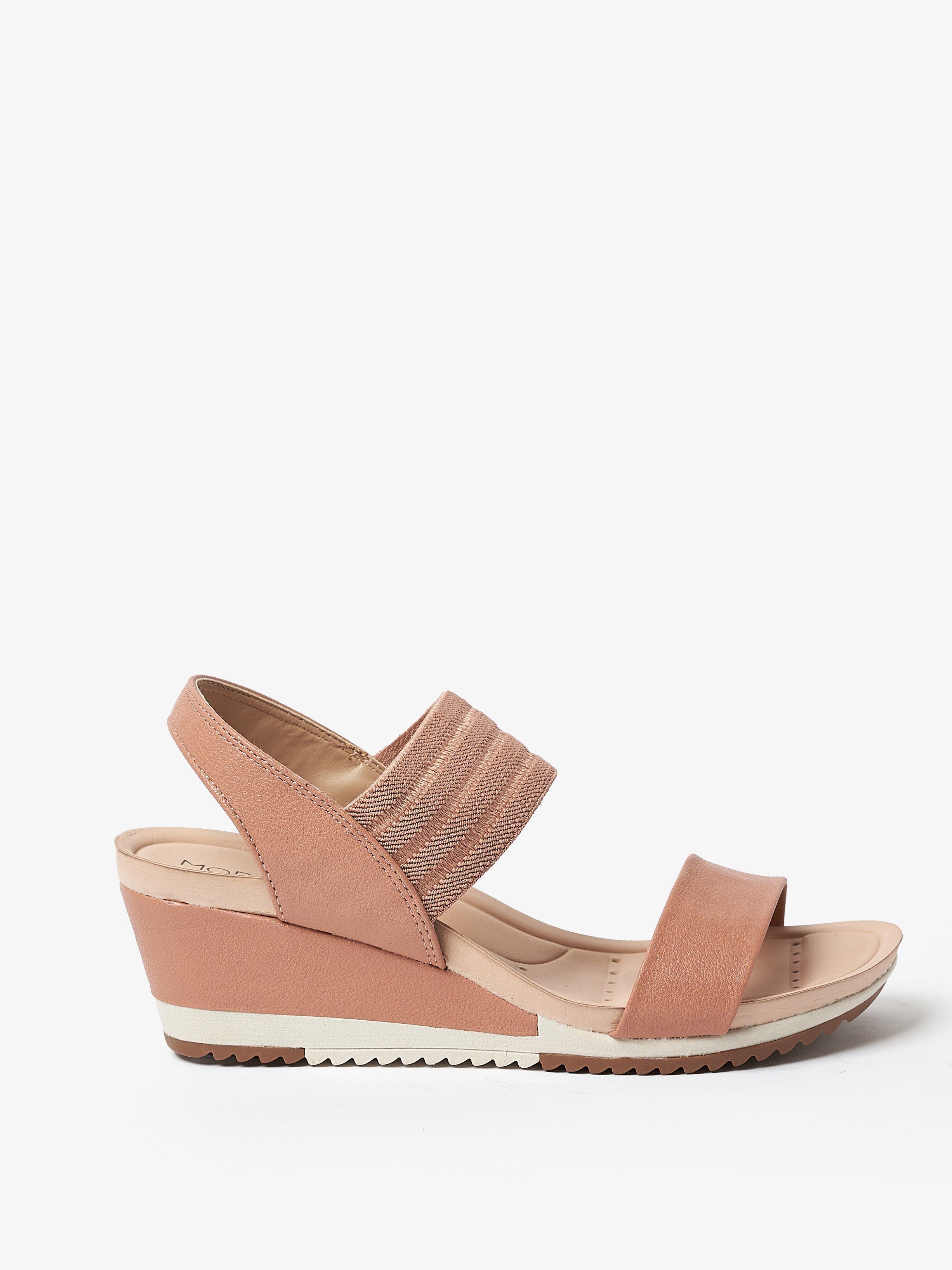Nude Wedge Sandals