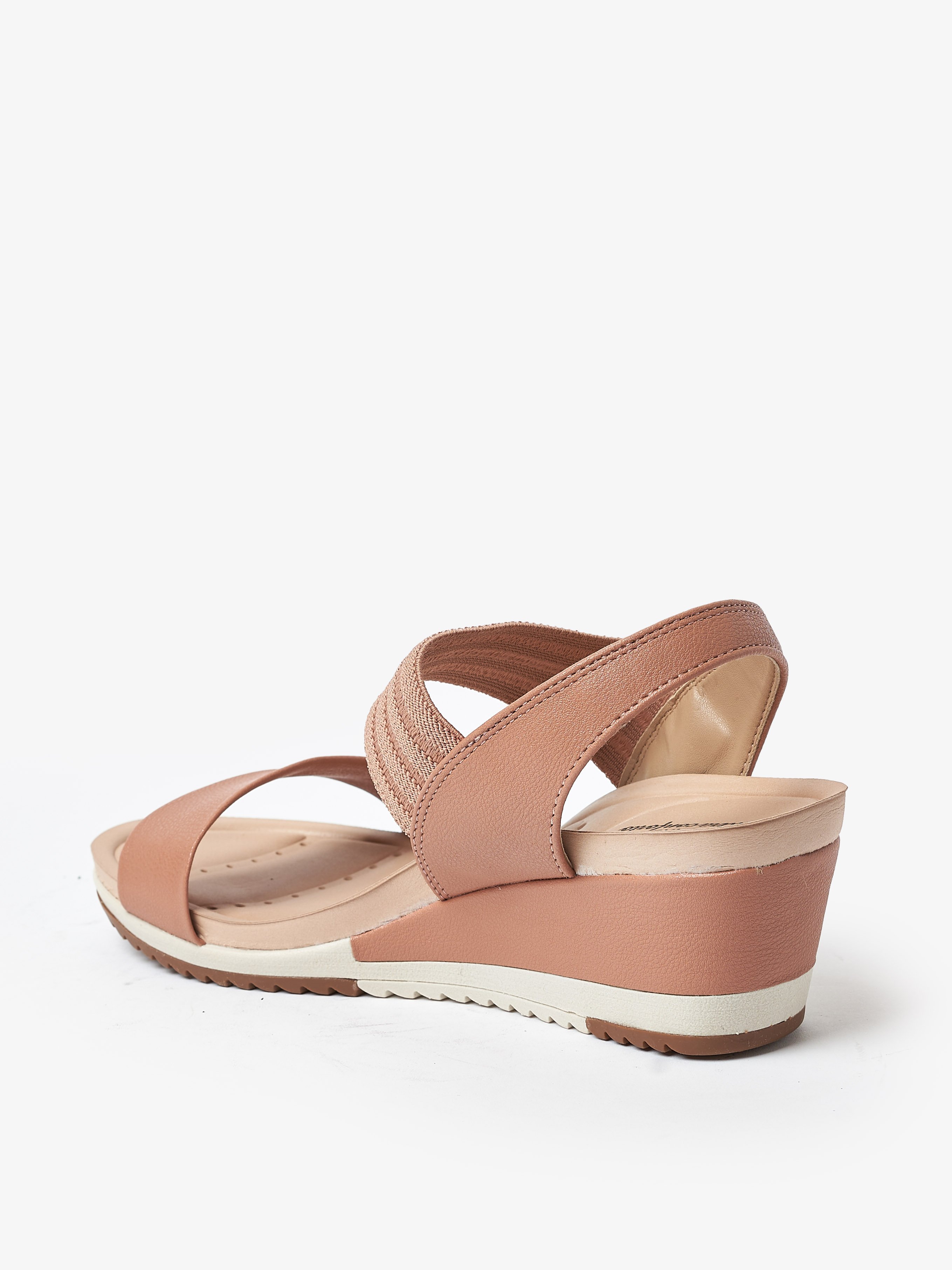 Nude Wedge Sandals