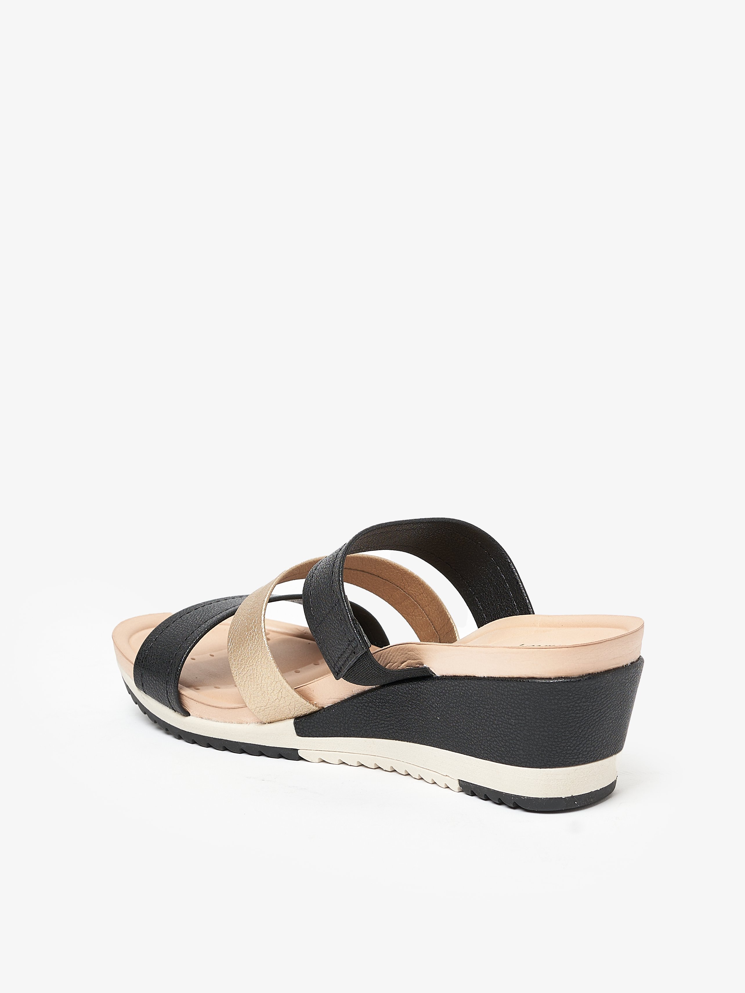 Multi-Strap Wedge Sandals