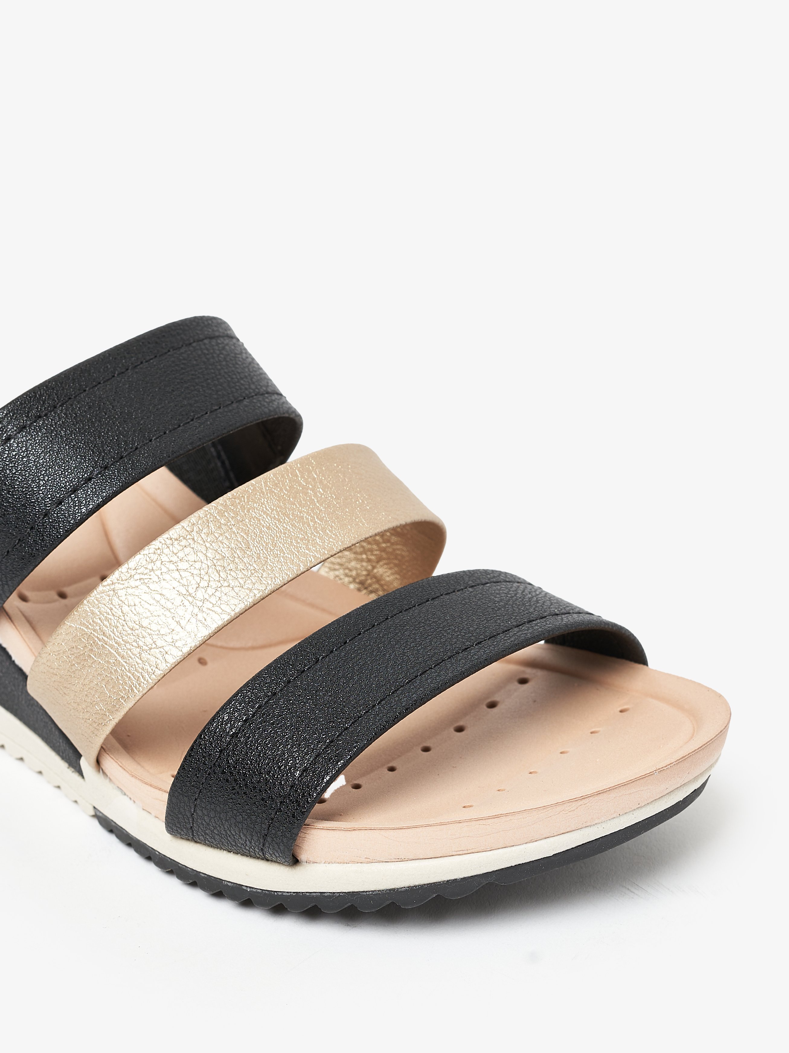 Multi-Strap Wedge Sandals