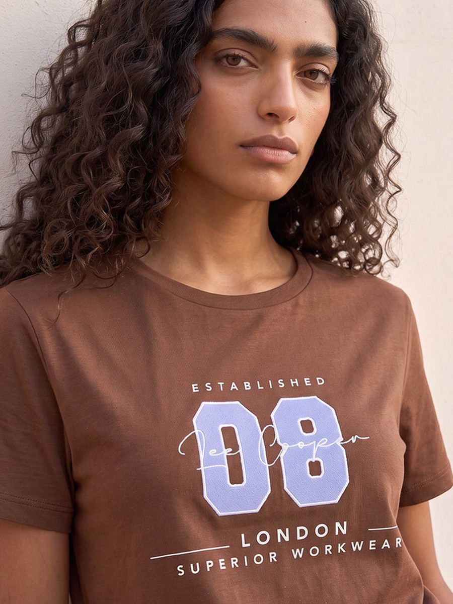 Relaxed Fit Cotton T-Shirt with Logo Print