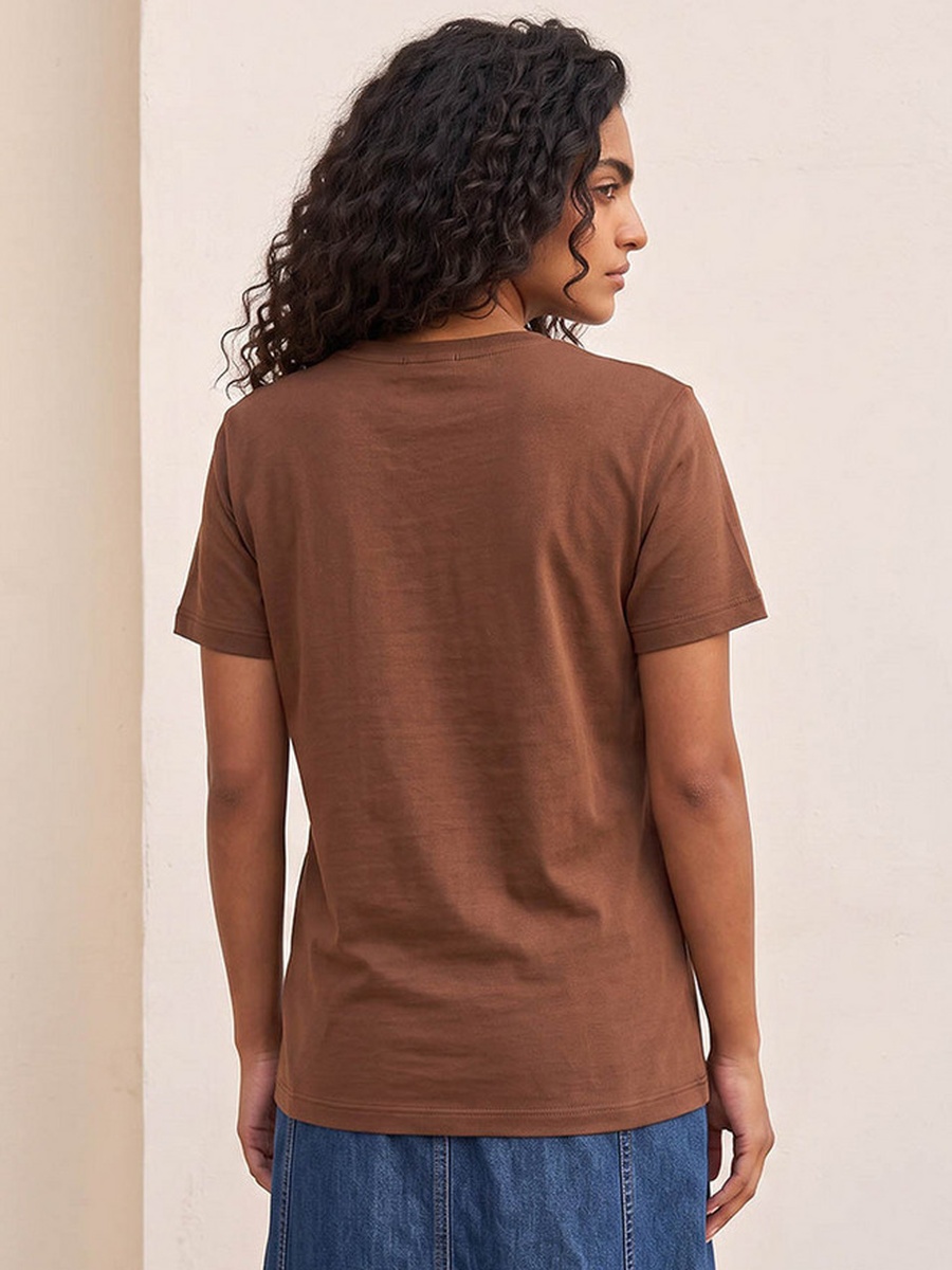 Relaxed Fit Cotton T-Shirt with Logo Print