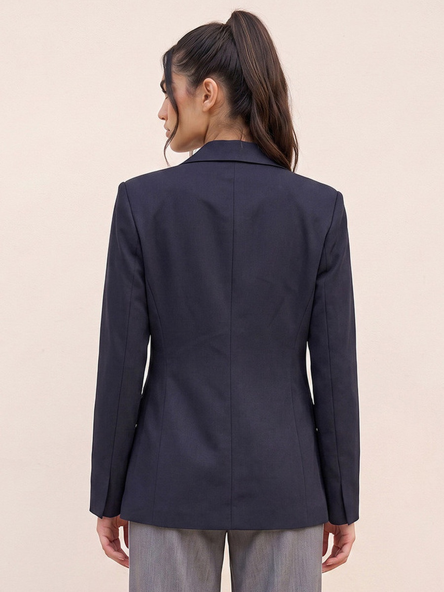 Regular Blazer with Notch Lapel