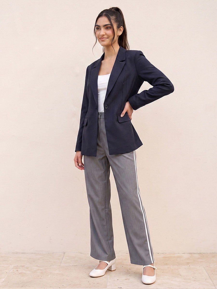 Regular Blazer with Notch Lapel