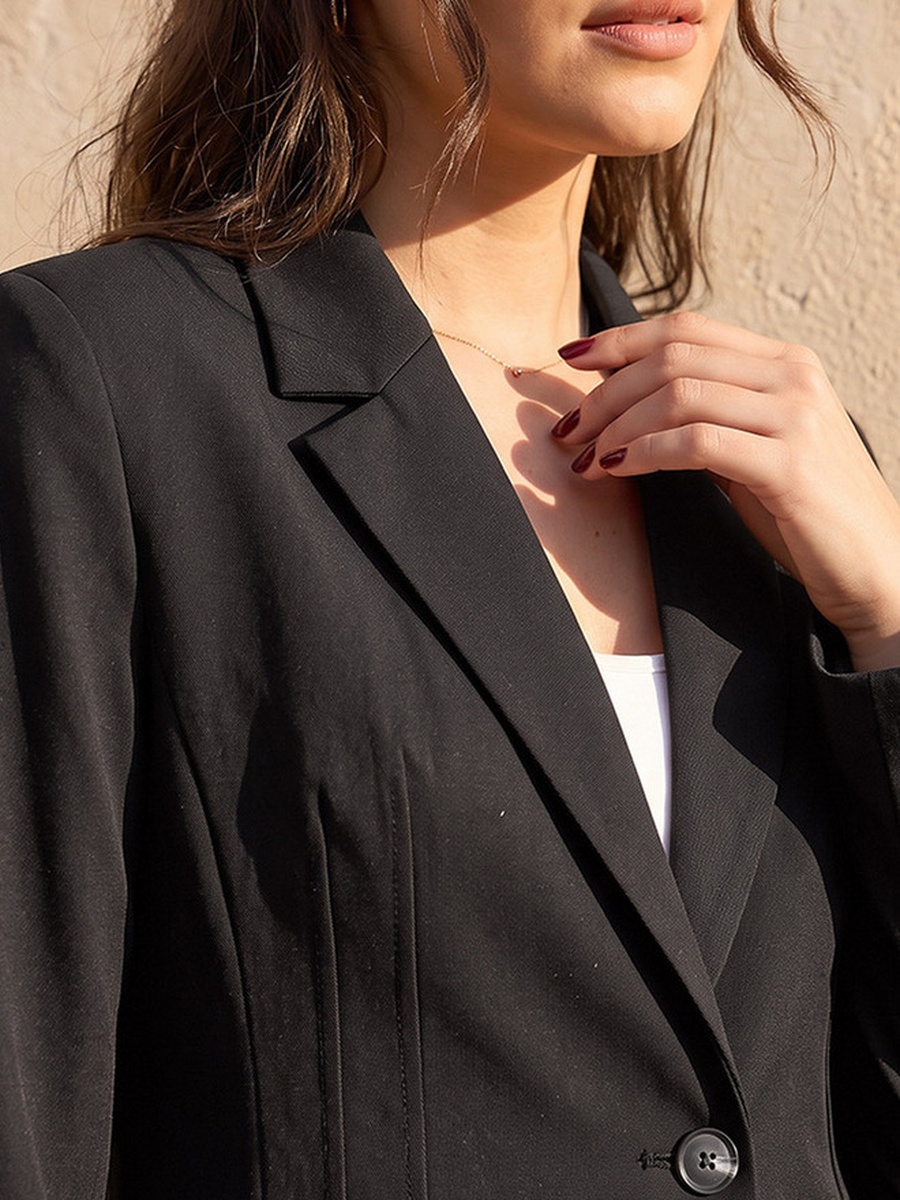 Regular Blazer with Notch Lapel