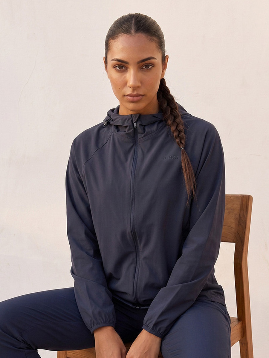 Hooded Zipper Jacket