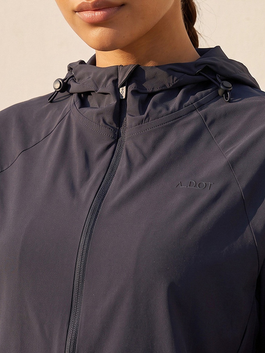 Hooded Zipper Jacket