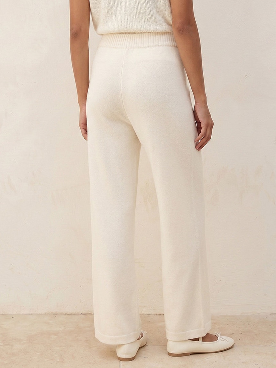 Straight Fit Drawstring Waist Pants