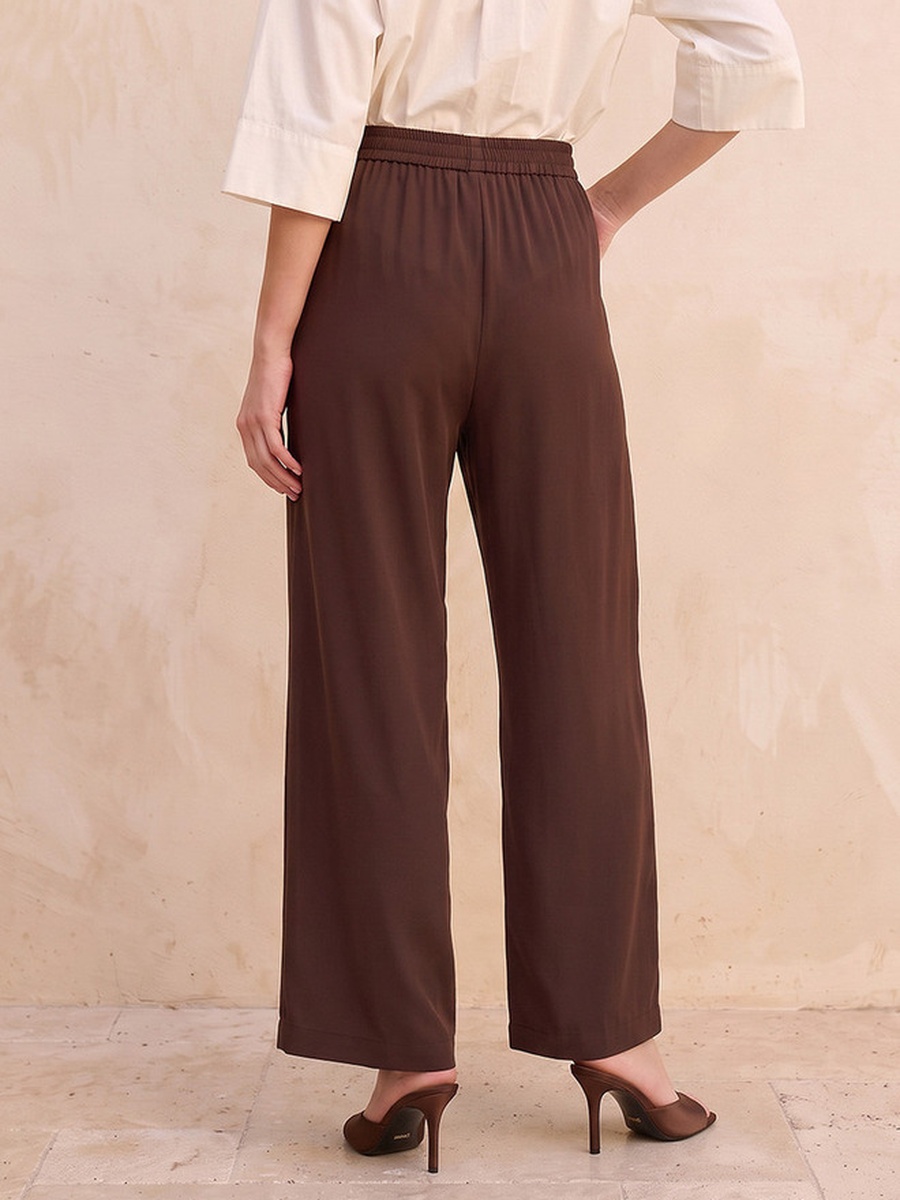 Wide Leg Elastic Waist Pants