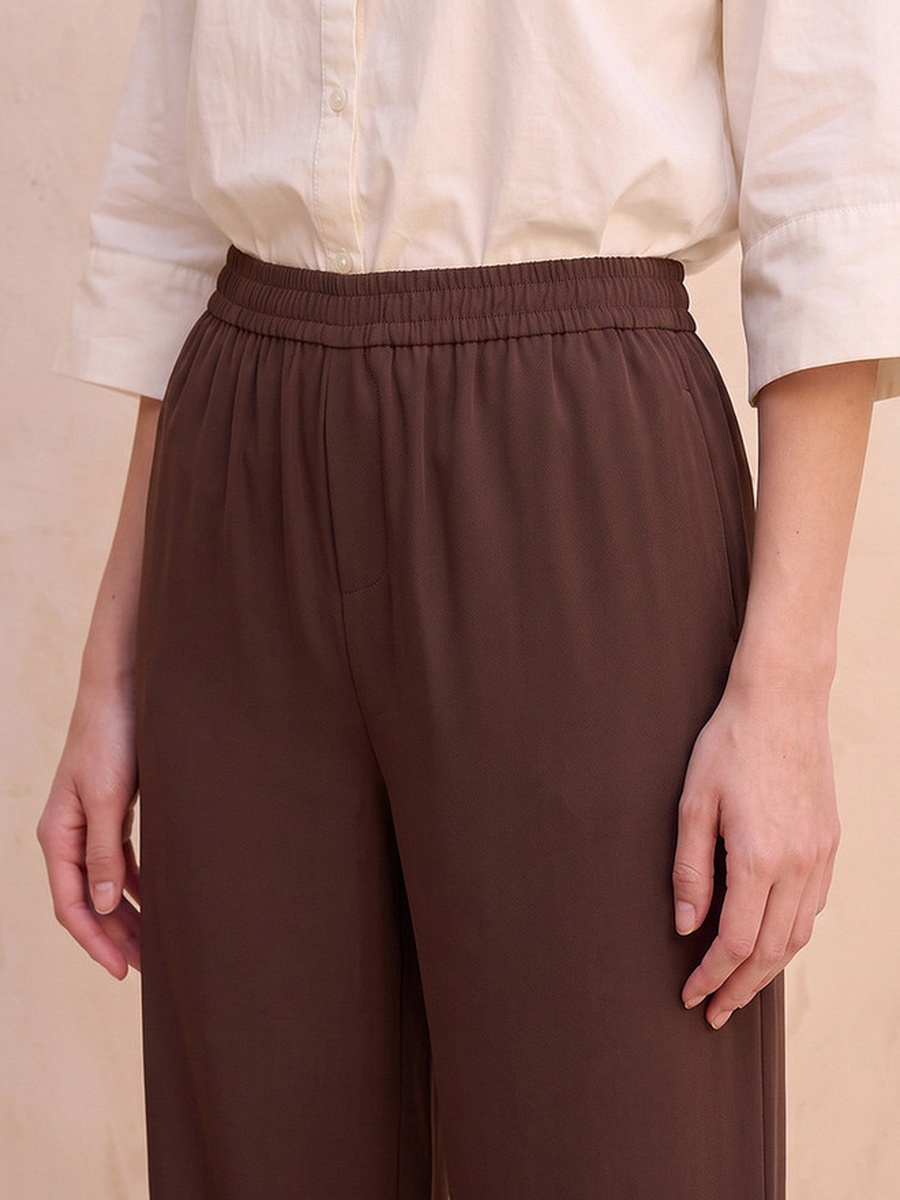 Wide Leg Elastic Waist Pants