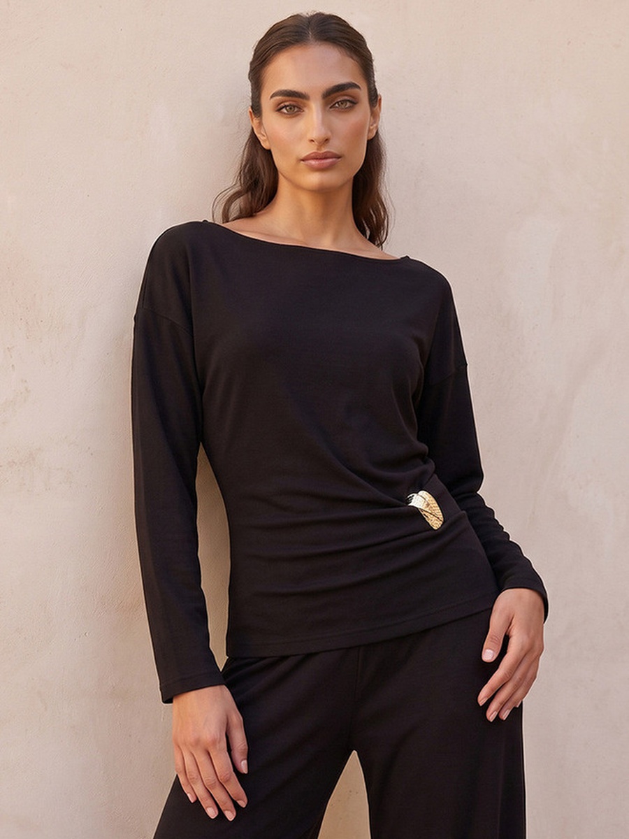 Top with Buckle Detail