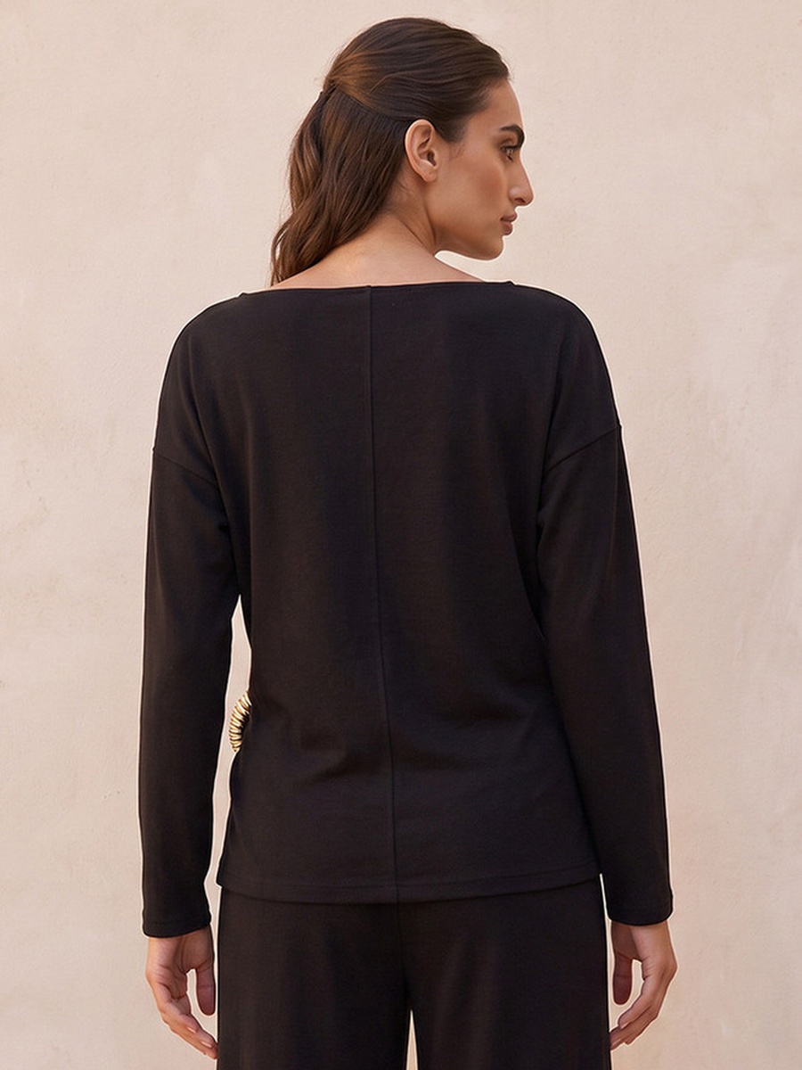 Top with Buckle Detail