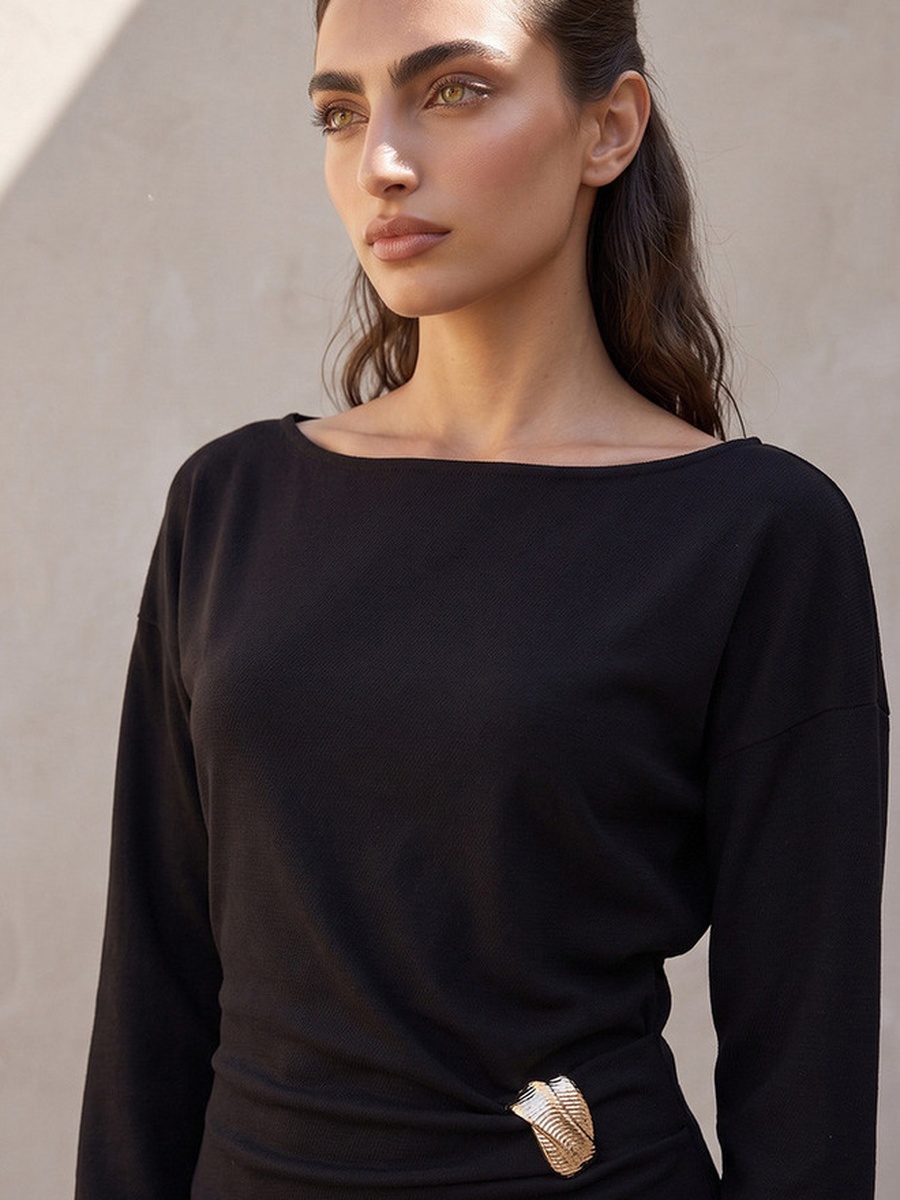 Top with Buckle Detail