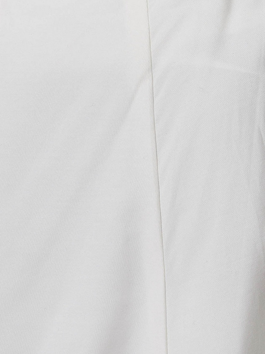 Midi Length Poly Blend Panelled Skirt