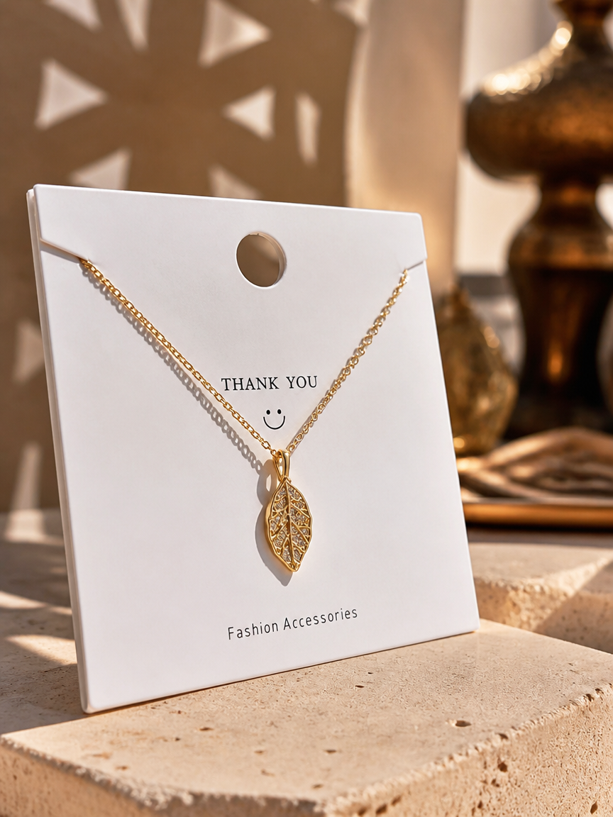 Leaf Pendant Necklace