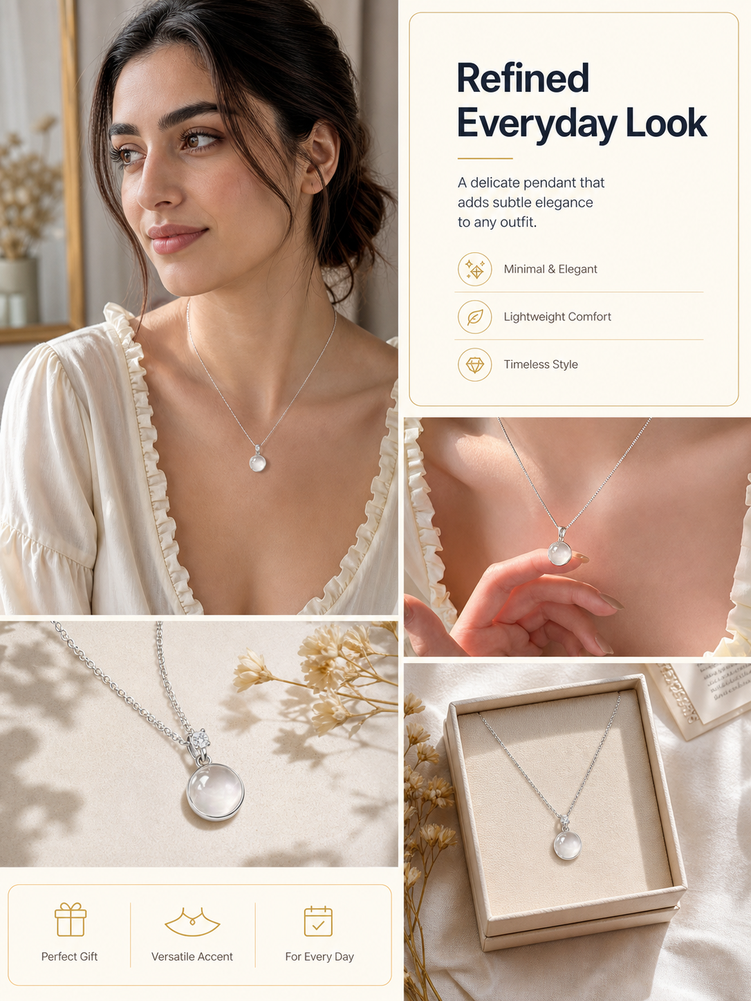 Silver Pendant Necklace
