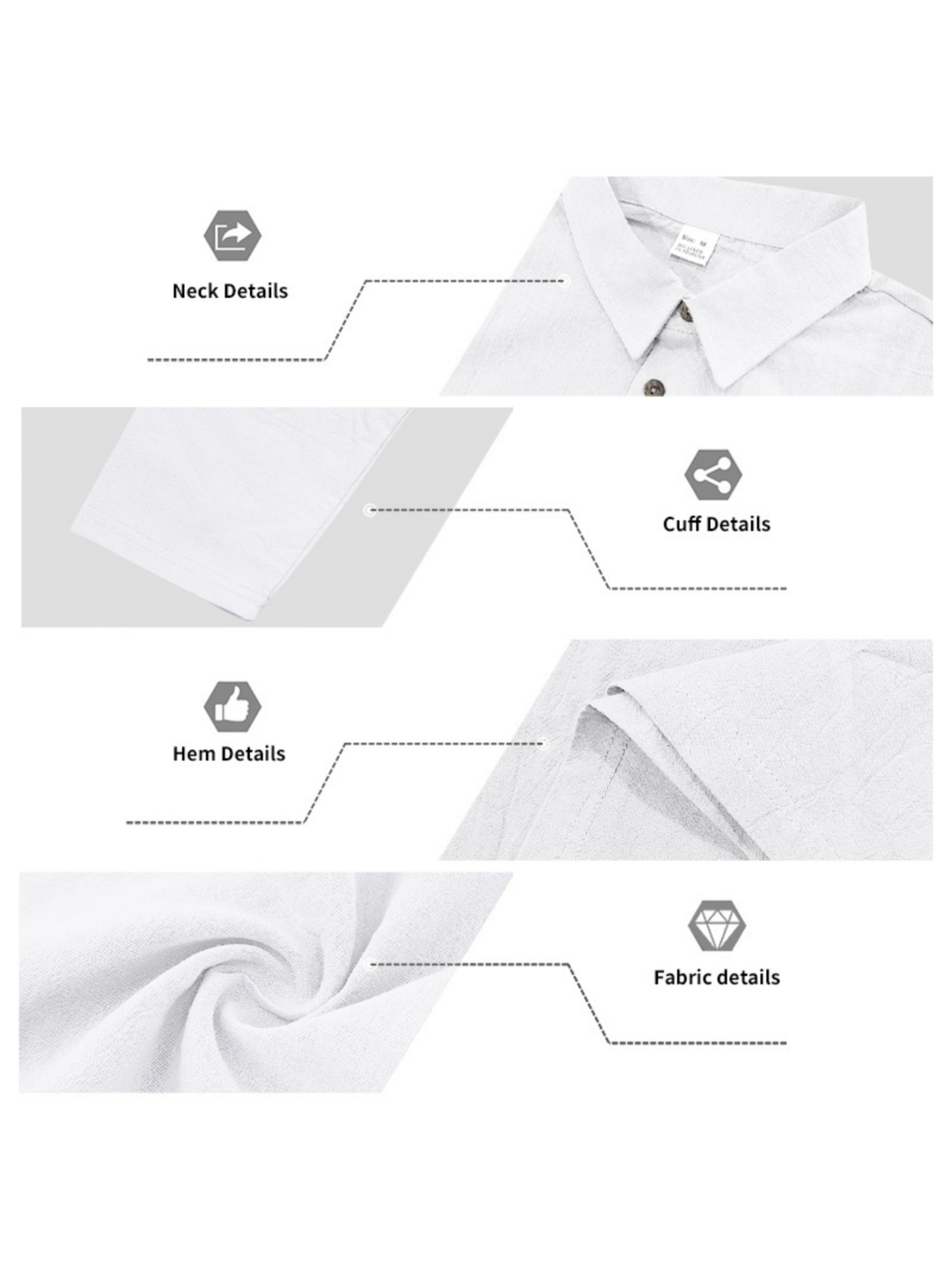 Men White Linen Trousers and Polo Co-Ord Set