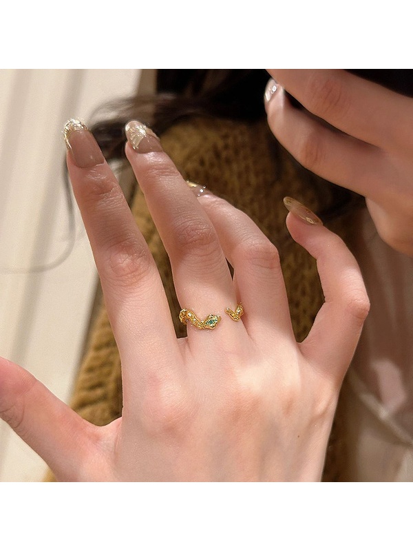 Golden Serpent Ring