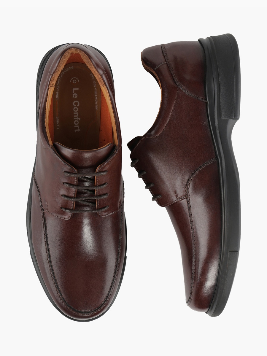 Men Lace-Up Derby Shoes