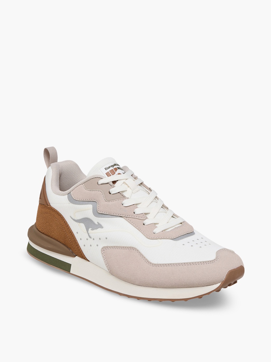 Colourblock Lace-Up Sports Shoes