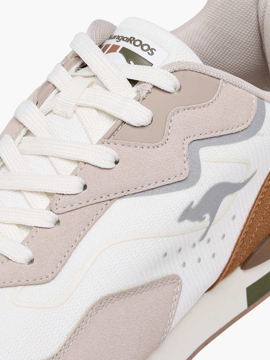 Colourblock Lace-Up Sports Shoes