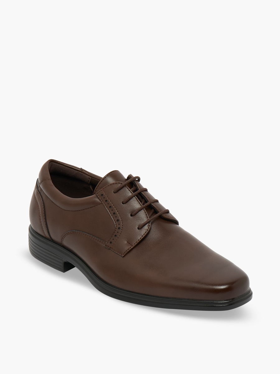 Men Lace-Up Derby Shoes