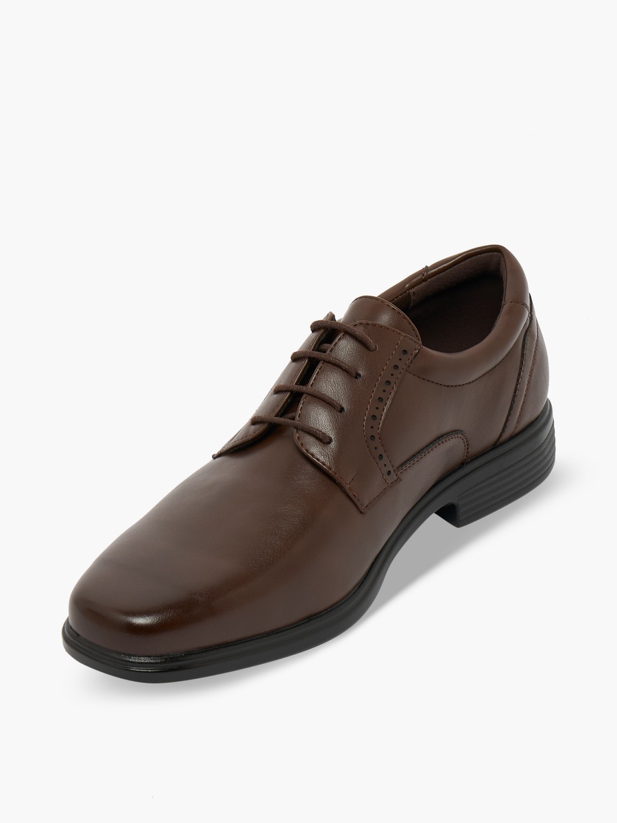 Men Lace-Up Derby Shoes