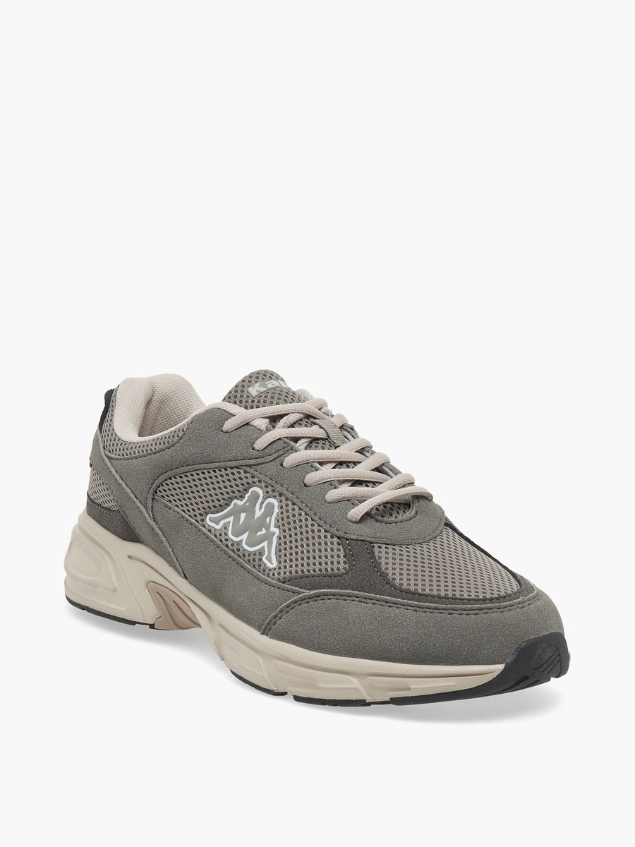 Men Panelled Lace-Up Sports Shoes