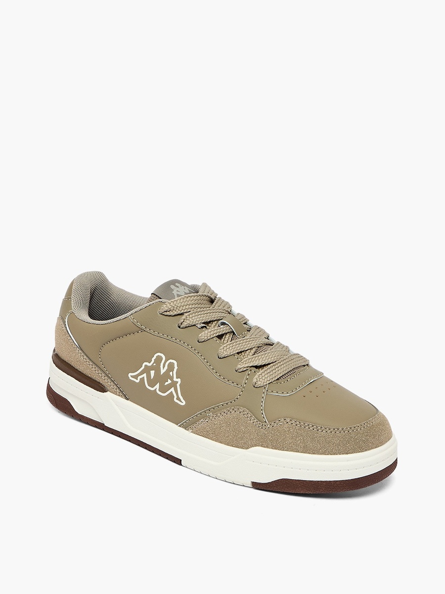 Men Panelled Lace-Up Sports Shoes