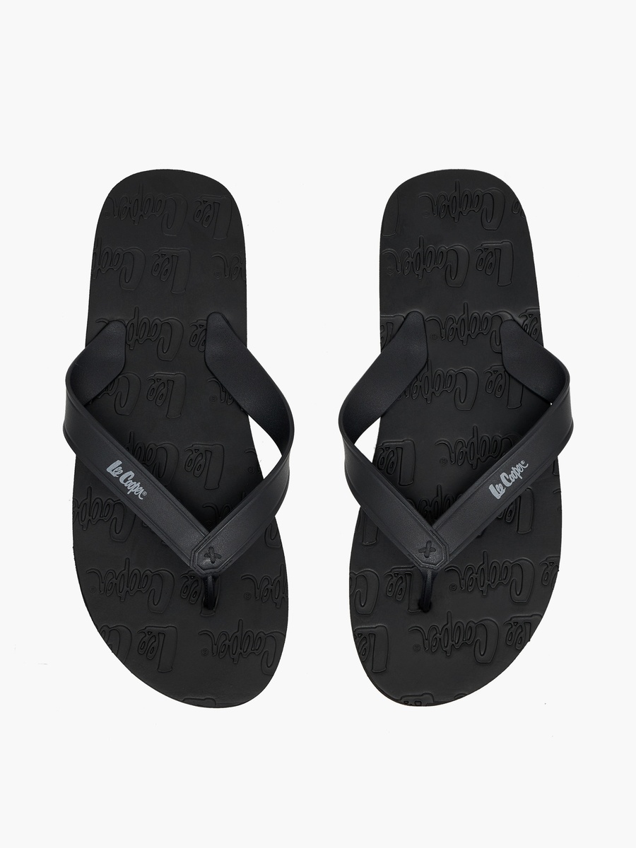 Men Logo Embossed Flip Flops