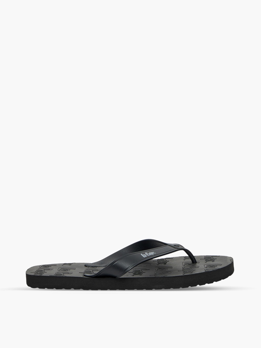 Men Logo Embossed Flip Flops