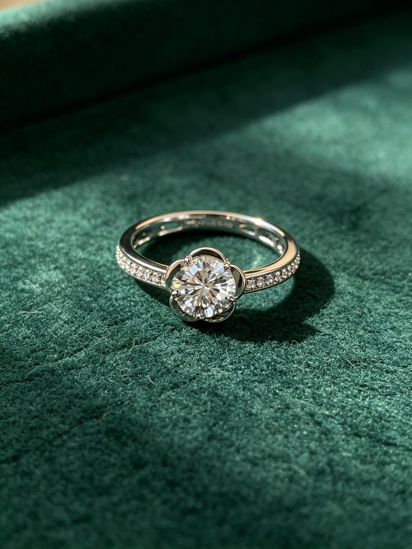 Silver Flower Ring